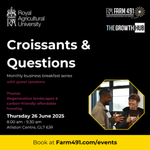 Croissants & Questions June 2025 promotional graphic