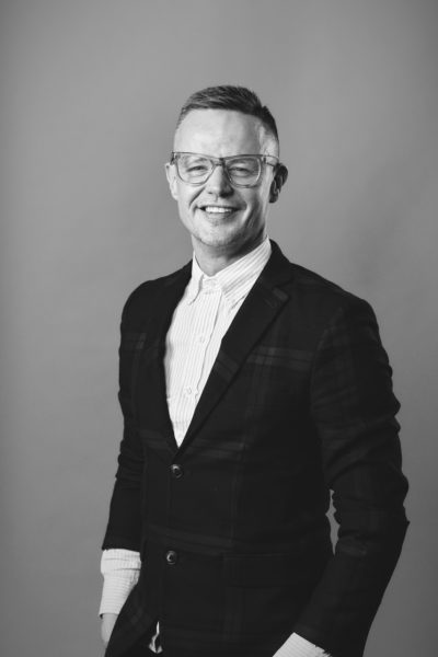 Portrait of a man with glasses