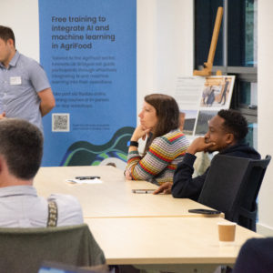 Seated delegates in an event space