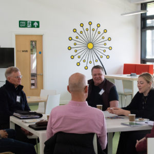 Croissants and Questions attendees